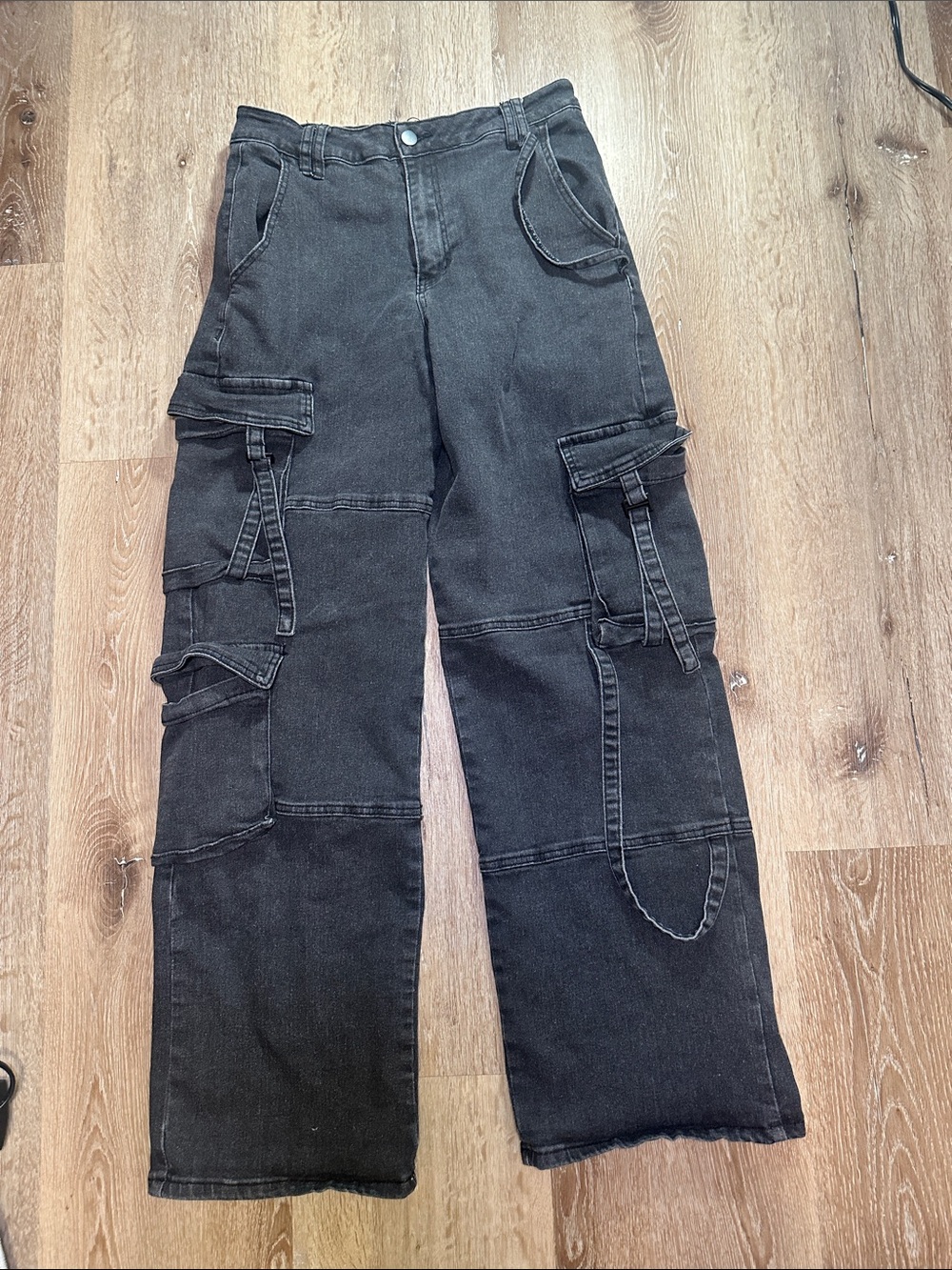 Sexy Black Cargo fashion nova jeans